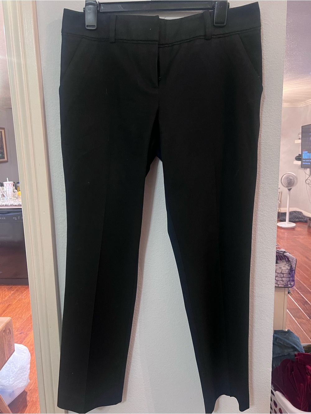 Avenue Black Tailored Dress Trousers